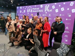 Gruppenfoto k at Podcast Award 