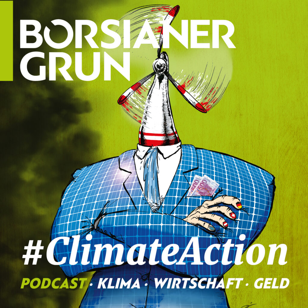 Cover "Börsianer Grün" #ClimateAction - der Podcast über Klima, Wirtschaft und Geld