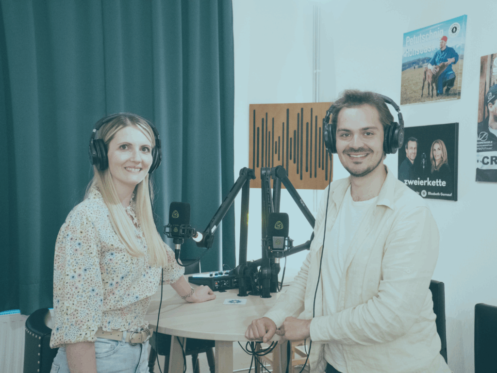 Sonja Romirer-Maierhofer Lukas Meißl Podcastwerkstatt Studio